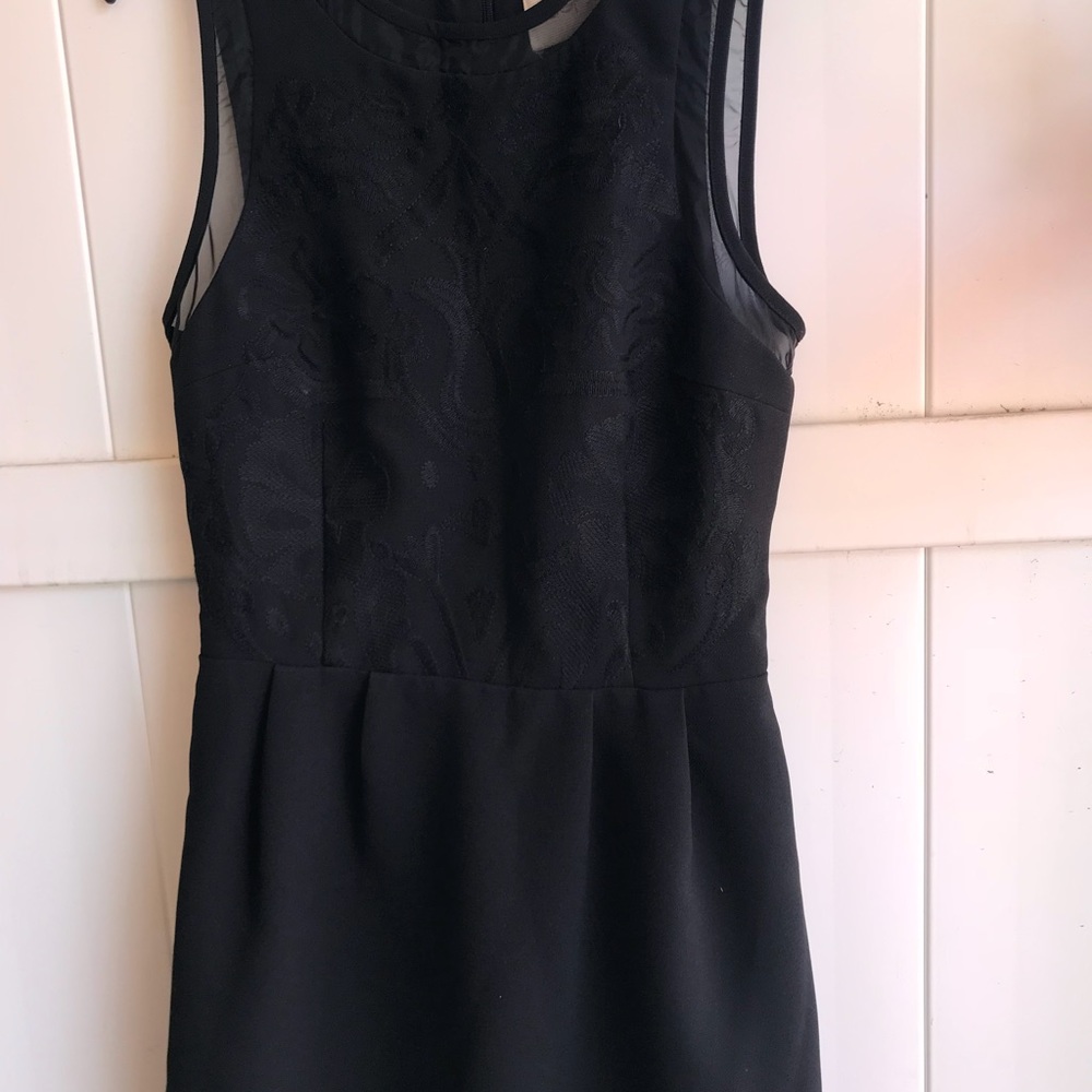 Black cocktail dress